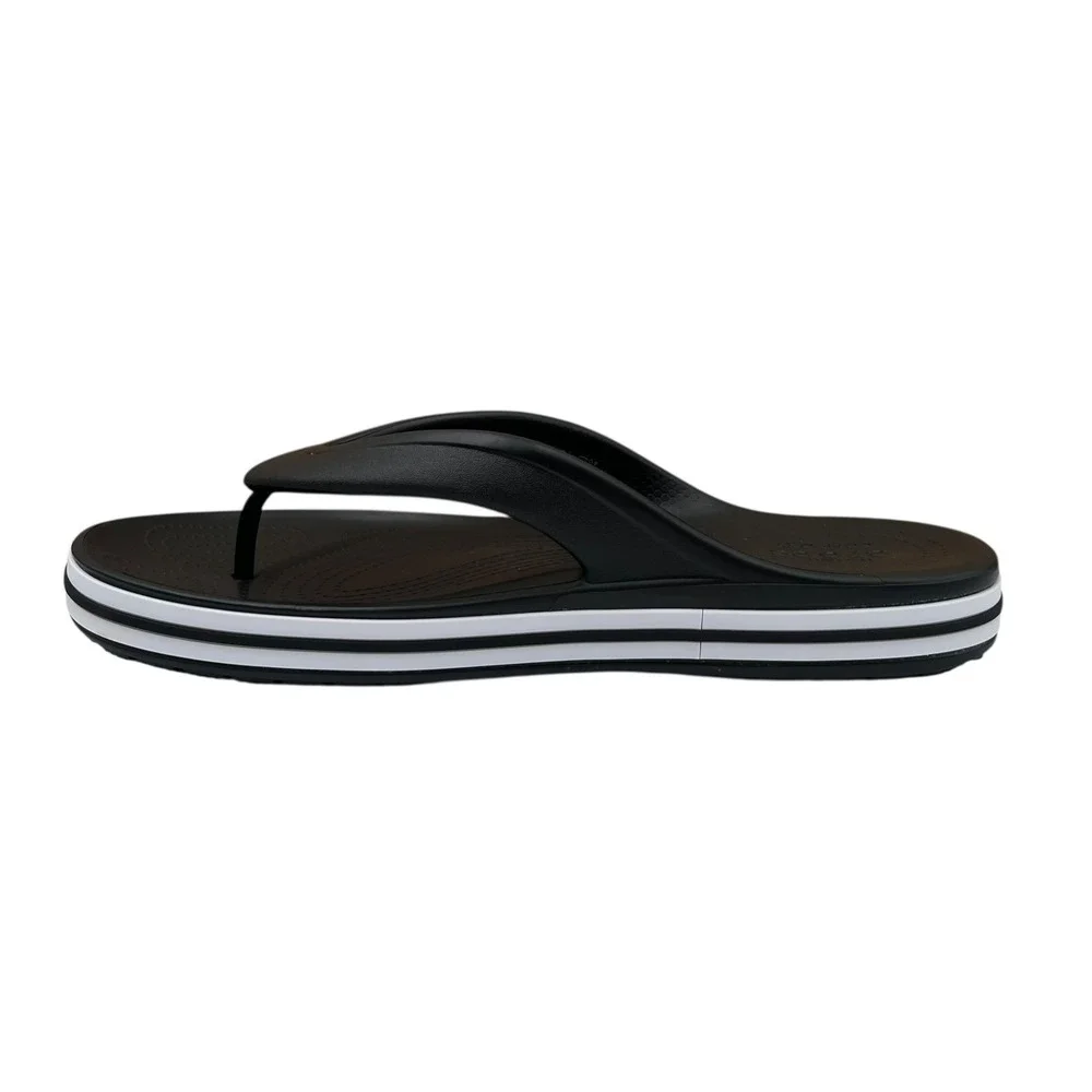 Crocs Bayaband Men's Flip Flop Sandals Size 7 Black Water‎ Friendly Lightweight